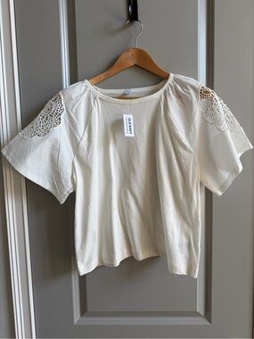 Old Navy EveryWear Cutwork Top